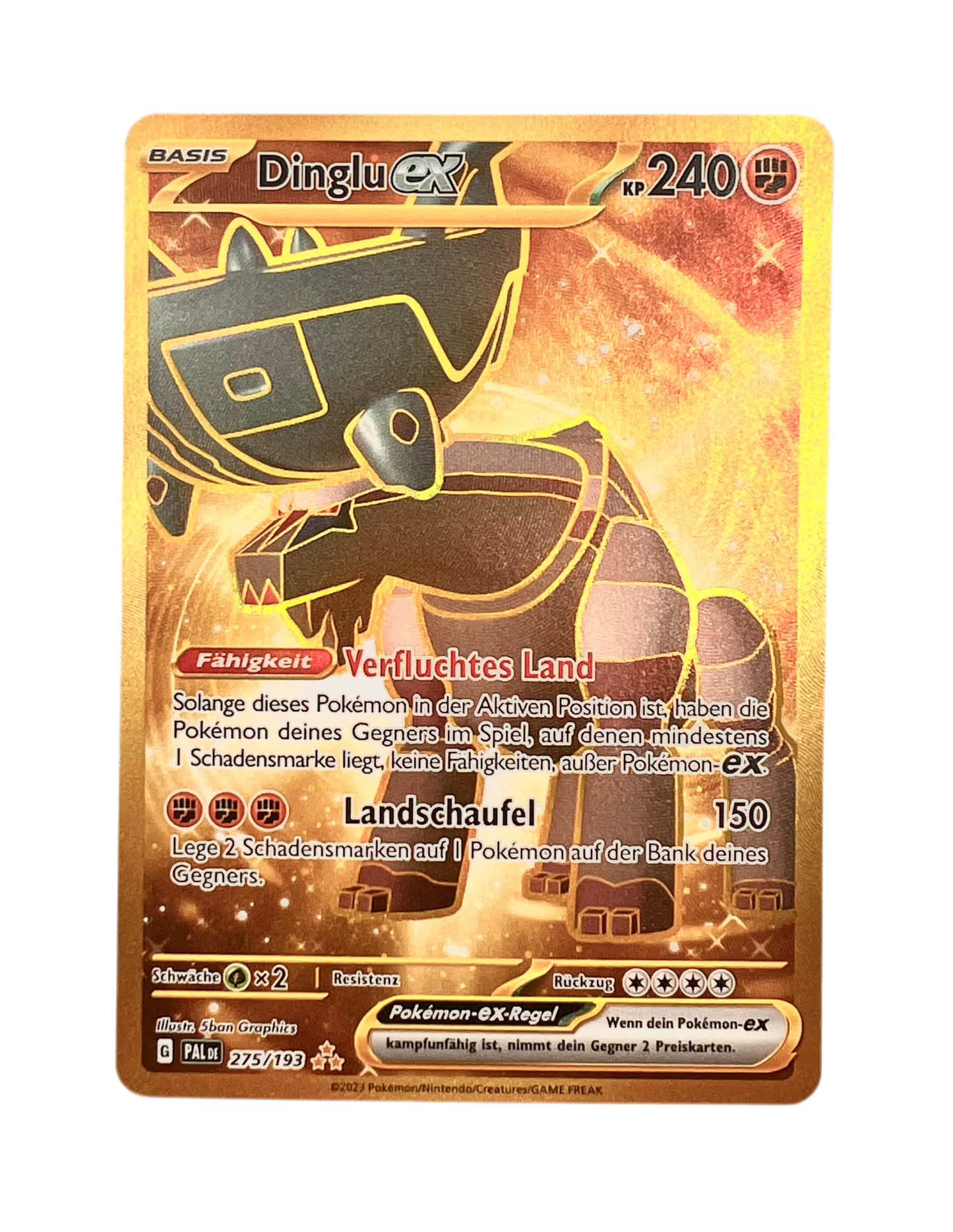 #275/193 Dinglu EX Gold Mint