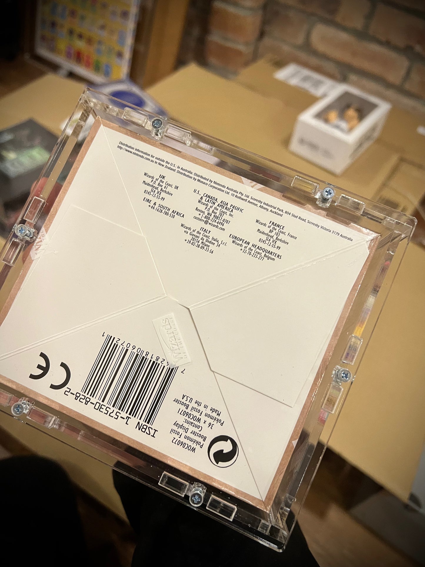 Fossil Booster Box in Case - 1st Edition Printing - Sealed 1999 WOTC